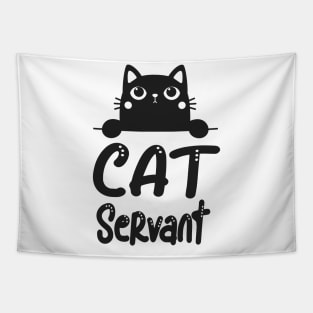 Cats Service Funny Motif Cat Owners Tapestry