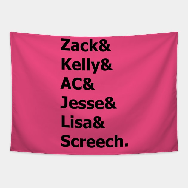 Saved by the Bell Friends Tapestry by NickiPostsStuff