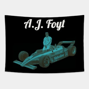 Retro Foyt Tapestry