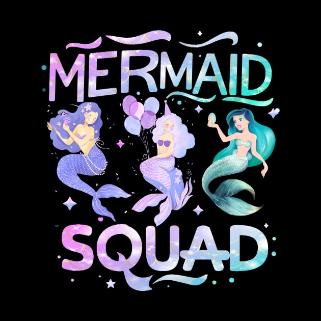 Mermaid Squad Mermaid birthday by CoolFuture