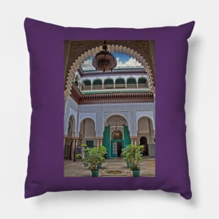 Morocco. Casablanca. City Hall. Courtyard. Pillow