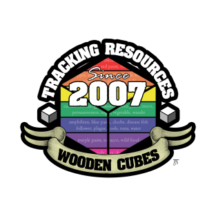 Wooden Cubes: Tracking Resources since 2007 T-Shirt