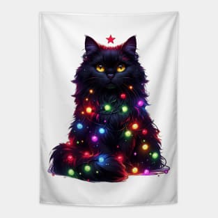 Christmas Cat Tapestry