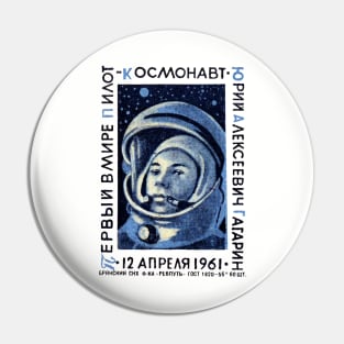 1961 First Man in Space, Yuri Gagarin Pin