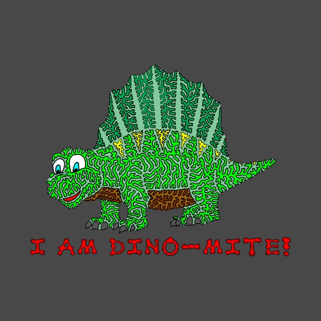 Dimetrodon - I Am Dinomite by NightserFineArts