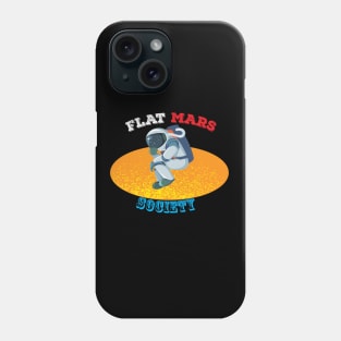 Flat mars society Phone Case