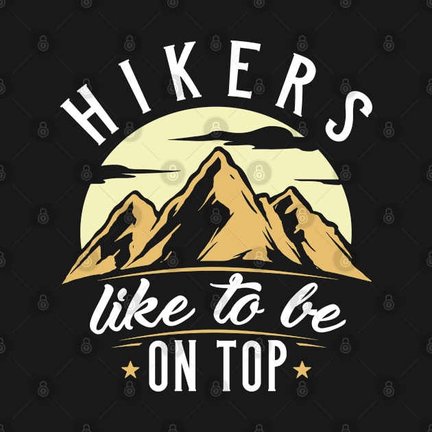 Hikers Like To Be On Top by LuckyFoxDesigns