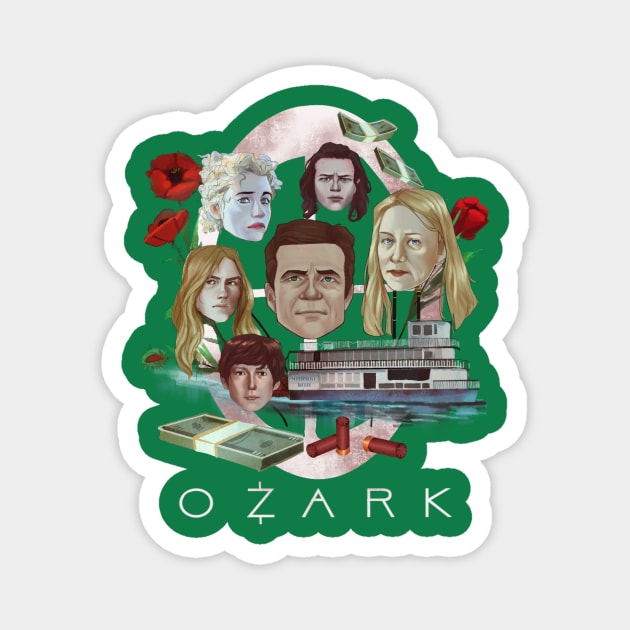 OZARK Magnet by parkinart