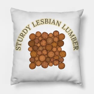 Sturdy Lesbian Lumber Pillow