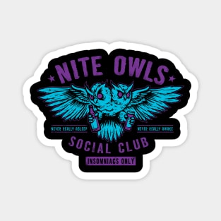 Nite owls Social club Magnet