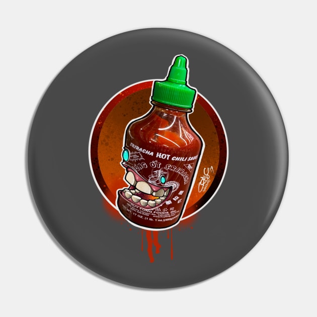 Sriracha Pin by skinwerks