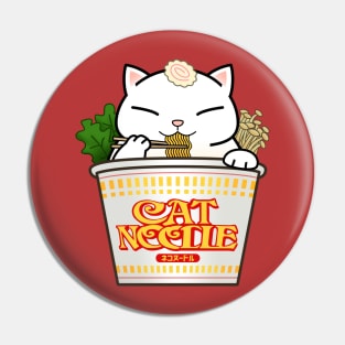 Chubby Cat Cup Noodle Pin