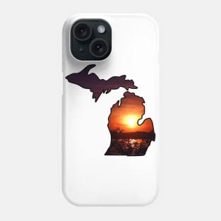 Michigan Setting Sun Phone Case