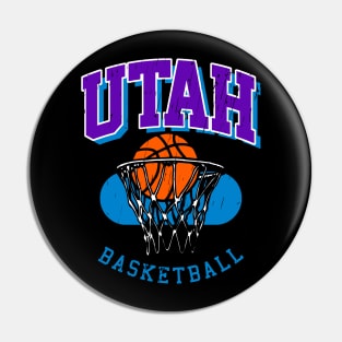 Vintage Utah Basketball Pin