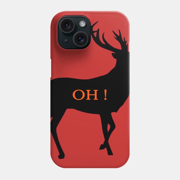 Deer on Christmas best Gift for Christmas Phone Case by arifStyle