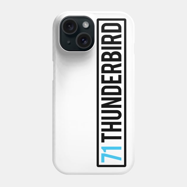 1971 Ford Thunderbird Phone Case by samuel sisco