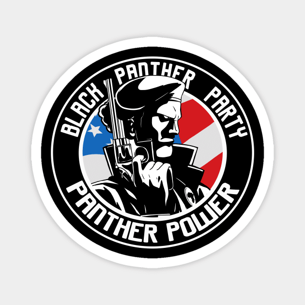 Black Panther Party Logo Magnet by Noseking