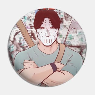 IDW TMNT: Casey Jones Pin