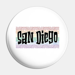 LGBTQ PRIDE USA SAN DIEGO Pin