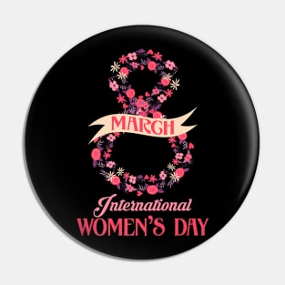 International Womens Day March 8Th Women Pin