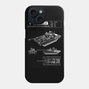 T-14 ARMATA SCHEMATIC Phone Case