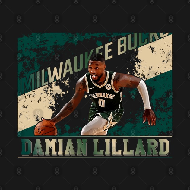 Damian lillard || Milwaukee bucks by Aloenalone