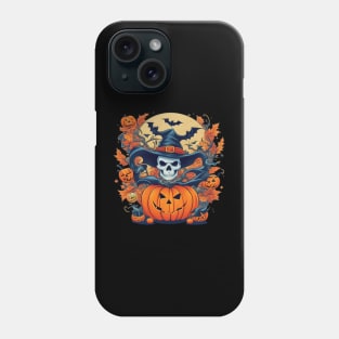 witch skull Halloween Phone Case