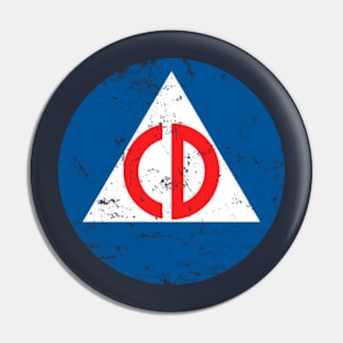 Civil Defense Pin