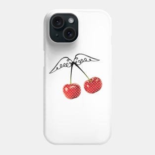 Red Cherry Fruit Pop Art Retro Phone Case