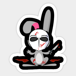 Killer Bunny Stickers Teepublic