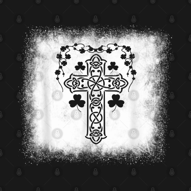 Celtic Cross Knot Christianity Flag Irish Women Men Ireland by elmiragokoryan