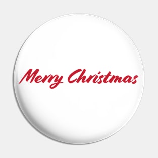 Merry Christmas - red Pin