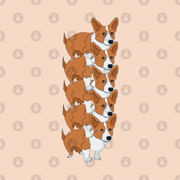 Stack of Corgi by DiegoCarvalho