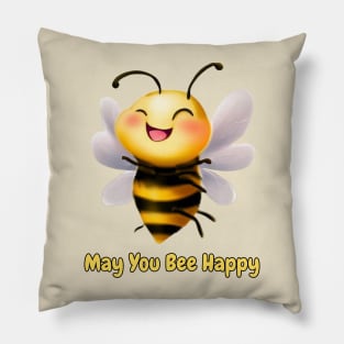 May You Bee Happy Pillow