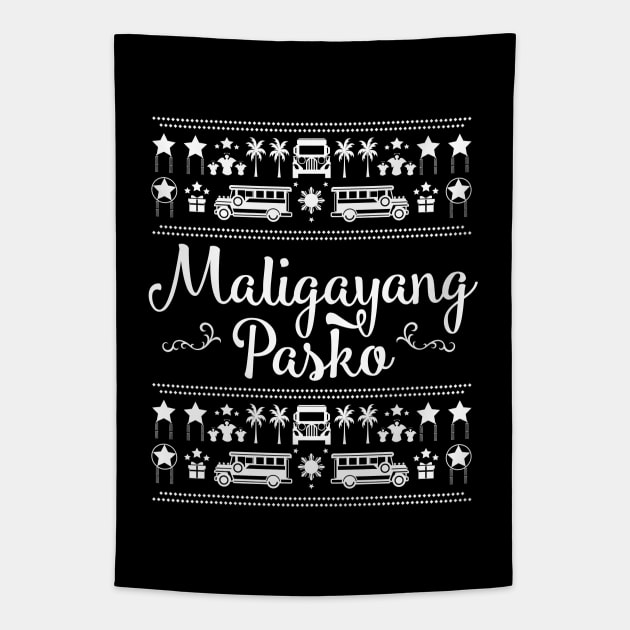 Maligayang Pasko Tapestry by Design_Lawrence