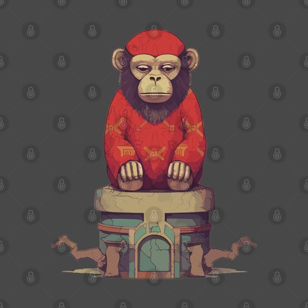 Monkey Monk by Cinnamon Skies