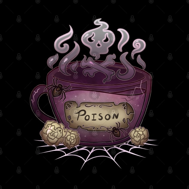 Poison Potion Teacup by heysoleilart