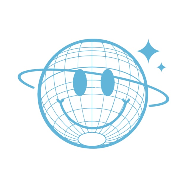 Smiley Emoji Planet by MomMetDesign