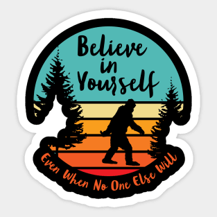 Believe in Yourself 3 Classic Sonic Sticker –