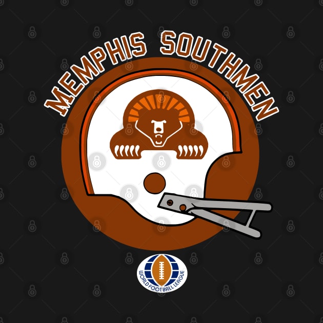 Memphis Southmen (World Football League) 1974-1975 by HelmetAddict