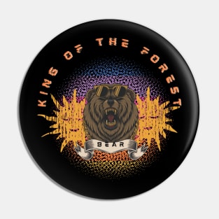 Bear King of the forest Pin