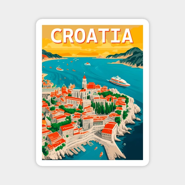 Croatia Magnet by AbundanceSeed