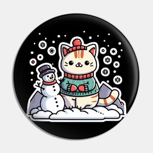 Merry Cat-Mas Pin