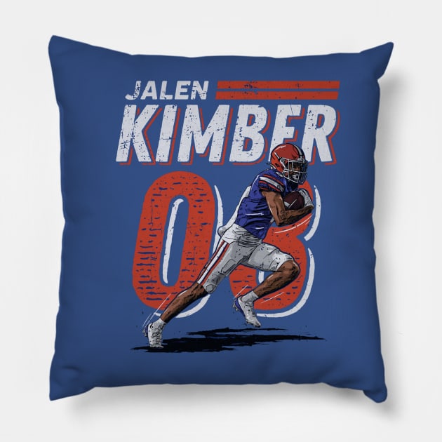 Jalen Kimber College Dash Pillow by ClarityMacaws