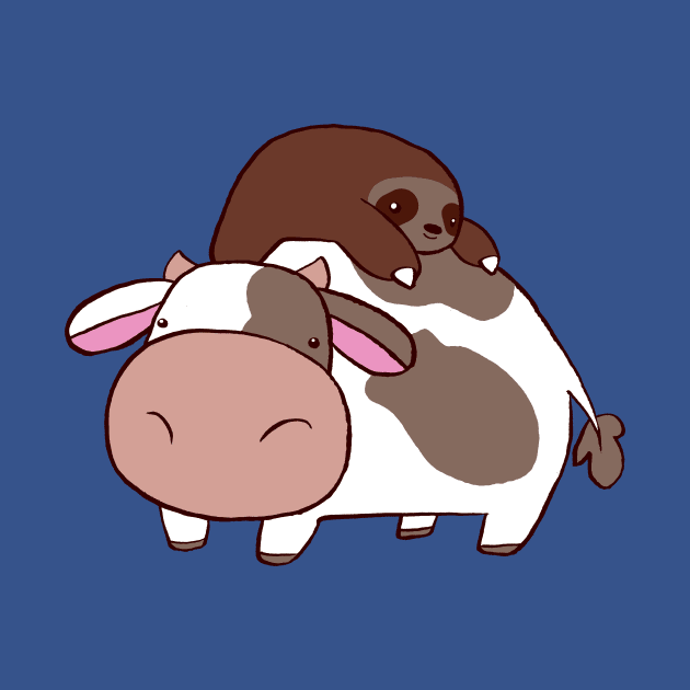 Sloth and Cow by saradaboru