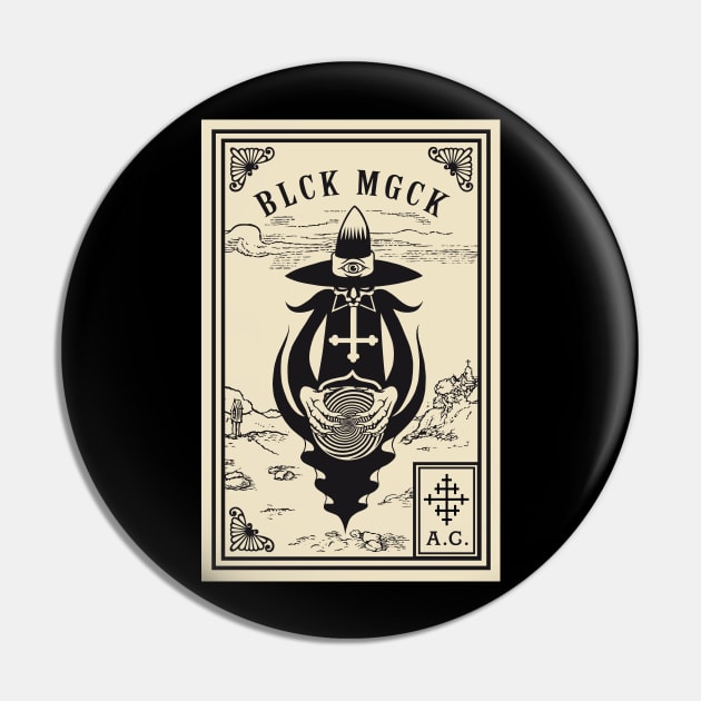 BLCK MGCK Pin by N3rdeye