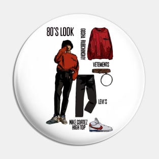 80’s Look Pin