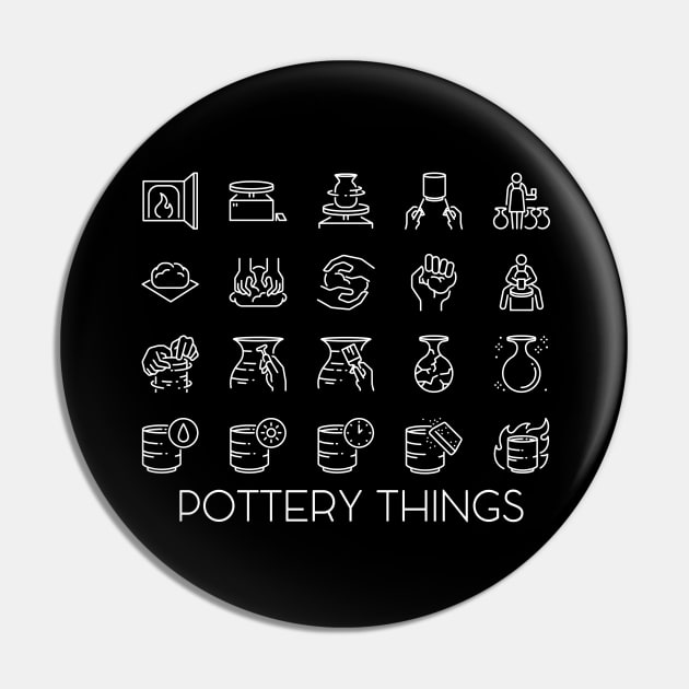 Things in Pottery Pin by Teequeque