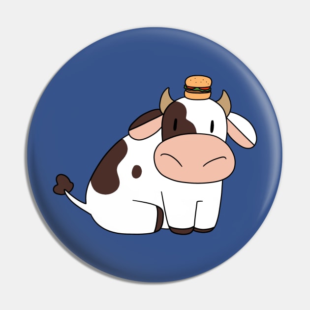 Burger Cow Pin by saradaboru