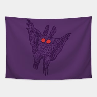 Mothman Taking Flight Tapestry